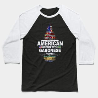 Christmas Tree  American Grown With Gabonese Roots - Gift for Gabonese From Gabon Baseball T-Shirt